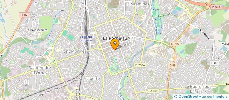 localisation de l'entreprise JUSTEIT  LA ROCHE-SUR-YON