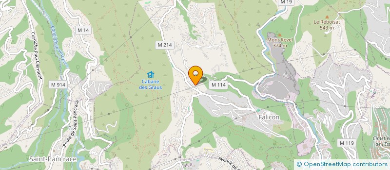 localisation de l'entreprise JUSTELOU  FALICON