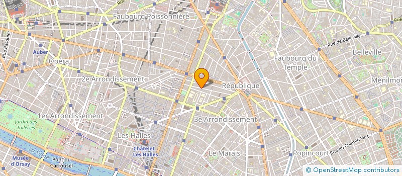localisation de l'entreprise JUSTES à PARIS