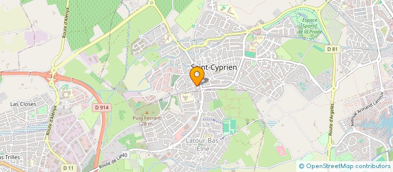 localisation de l'entreprise JUSTFIT&CO  SAINT-CYPRIEN