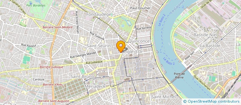 localisation de l'entreprise JUSTFLO  BORDEAUX