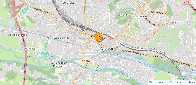 localisation de l'entreprise JUSTFORYOU  VIERZON