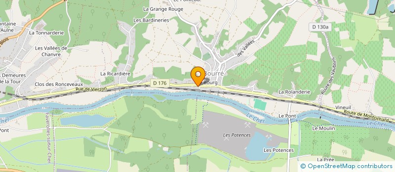 localisation de l'entreprise JUSTHOM BDS à MONTRICHARD VAL DE CHER