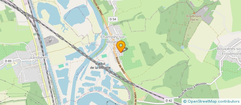 localisation de l'entreprise JUSTHOPAT  CHAMPEY-SUR-MOSELLE