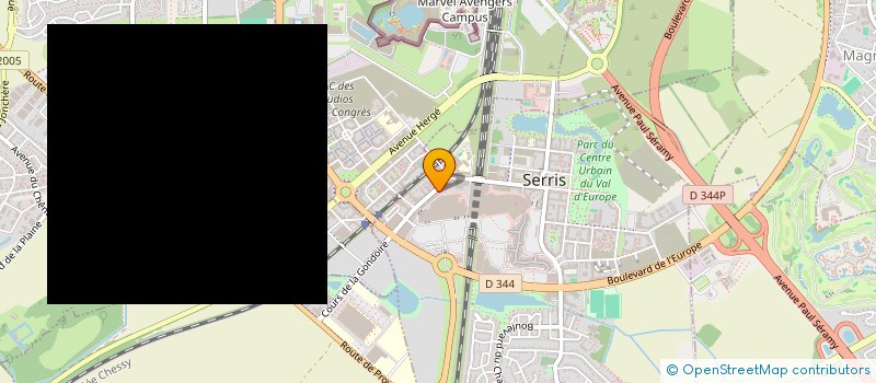 localisation de l'entreprise JUSTHOST  SERRIS