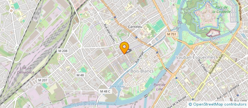 localisation de l'entreprise JUSTIANA  LILLE