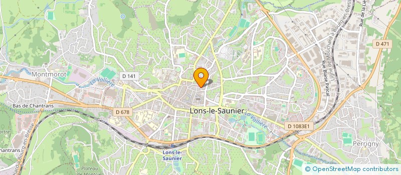 localisation de l'entreprise JUSTICE CONSULAIRE 39 à LONS-LE-SAUNIER
