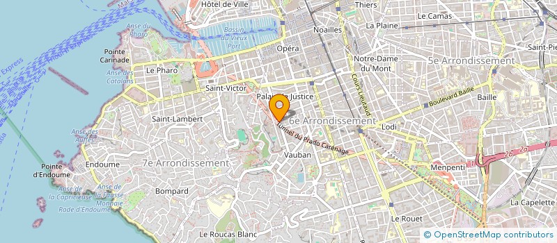 localisation de l'entreprise JUSTICE ET PSYCHIATRIE à MARSEILLE