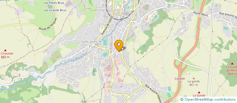 localisation de l'entreprise JUSTICE PATHS  LE PUY-EN-VELAY