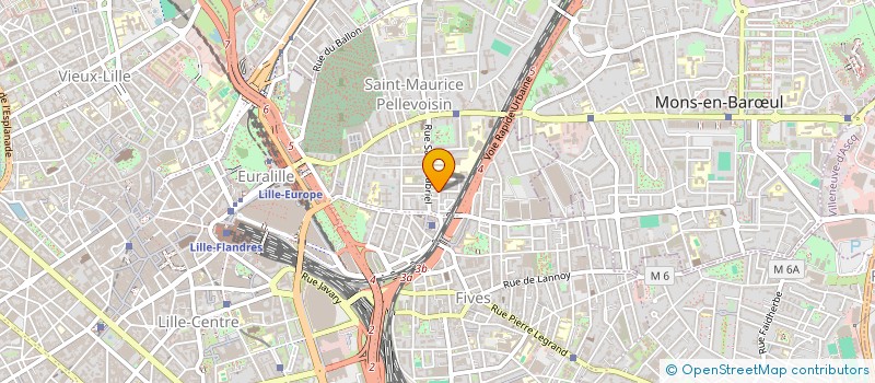 localisation de l'entreprise JUSTICE RESTAURATIVE à LILLE