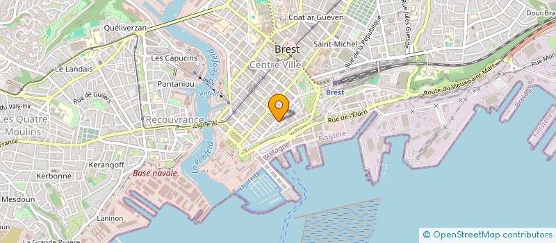 localisation de l'entreprise JUSTICIAVOCAT à BREST