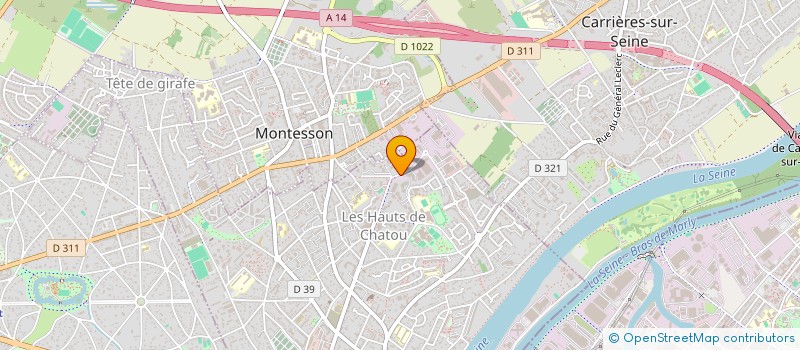 localisation de l'entreprise JUSTIFIED MARKETING JUNCTION à CHATOU