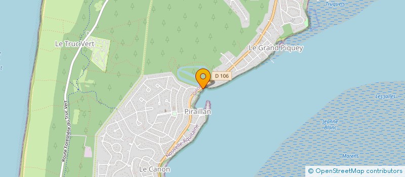 localisation de l'entreprise JUSTIMMO 1 à LEGE-CAP-FERRET