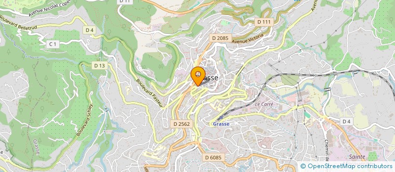 localisation de l'entreprise JUSTIN'ART à GRASSE