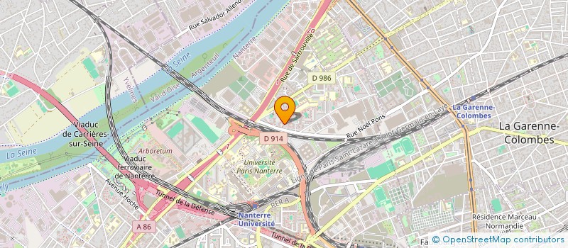 localisation de l'entreprise JUSTIN CARNOW  NANTERRE