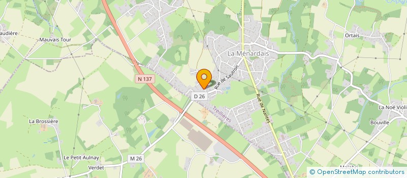 localisation de l'entreprise JUSTIN(E) ASSOCIATION  TREILLIERES