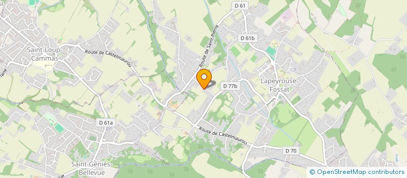 localisation de l'entreprise JUSTIN ET LES COLIBRIS  LAPEYROUSE-FOSSAT