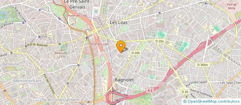 localisation de l'entreprise JUSTIN WEILER à BAGNOLET