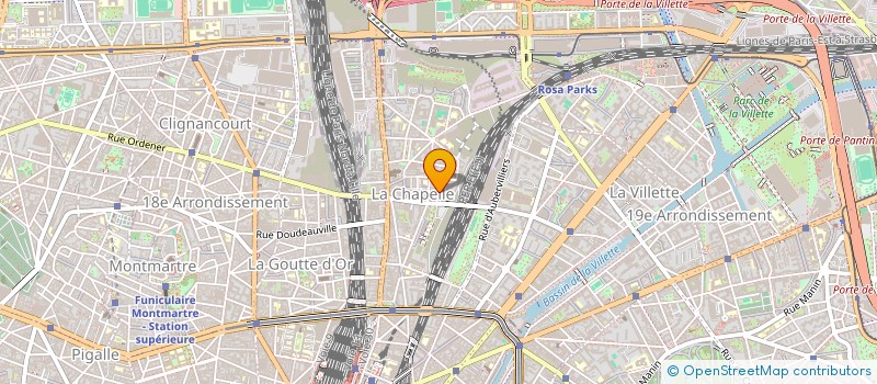 localisation de l'entreprise JUSTINE  PARIS