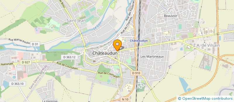 localisation de l'entreprise JUSTINE à CHATEAUDUN