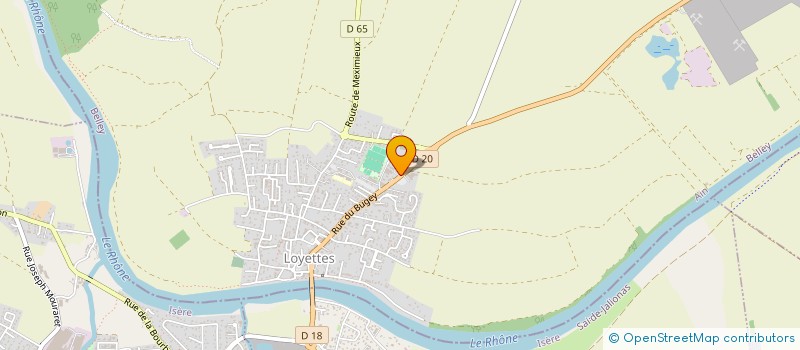 localisation de l'entreprise JUSTINE  LOYETTES