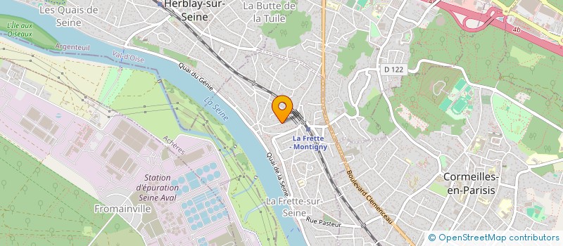 localisation de l'entreprise JUSTINE  LA FRETTE-SUR-SEINE