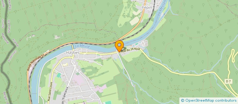 localisation de l'entreprise JUSTINE  HAYBES