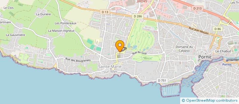 localisation de l'entreprise JUSTINE CARUSO  PORNIC