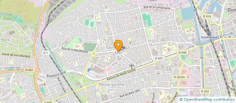 localisation de l'entreprise JUSTINE D'HOLLANDER à DUNKERQUE