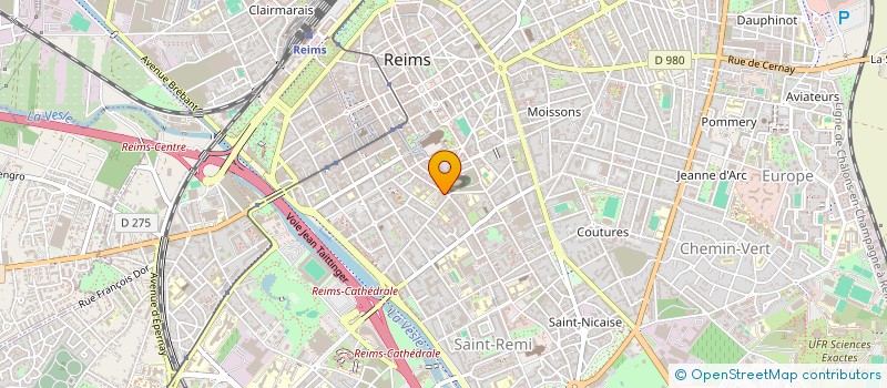 localisation de l'entreprise JUSTINE ET JULIEN  REIMS