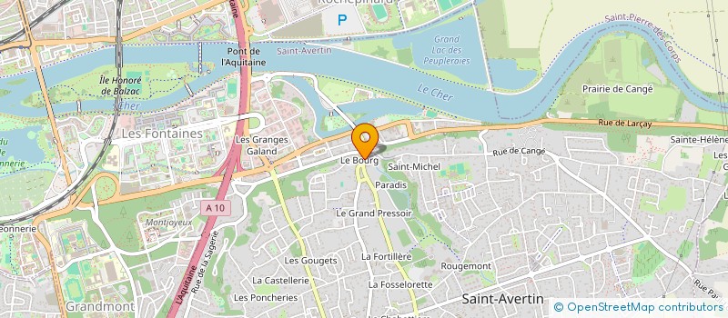 localisation de l'entreprise JUSTINE G  SAINT-AVERTIN