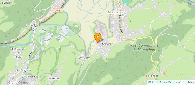 localisation de l'entreprise JUSTINE JB INVEST  MONTLEBON