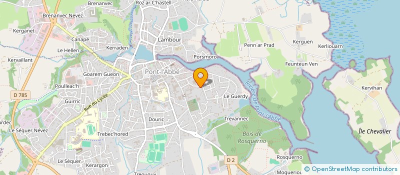 localisation de l'entreprise JUSTINVICTED  PONT-L'ABBE