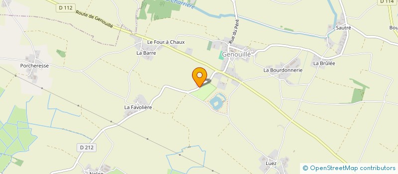 localisation de l'entreprise JUSTITOU  GENOUILLE