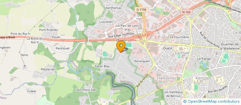 localisation de l'entreprise JUSTOME  VANNES