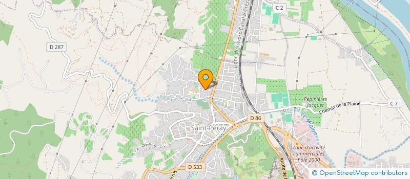 localisation de l'entreprise JUSTON  SAINT-PERAY