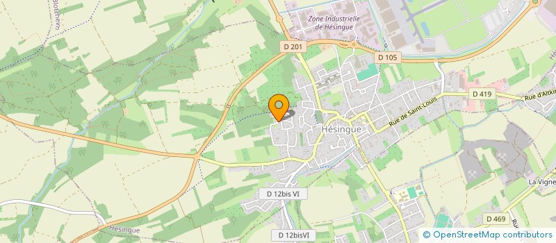 localisation de l'entreprise JUSTPOEM  HESINGUE