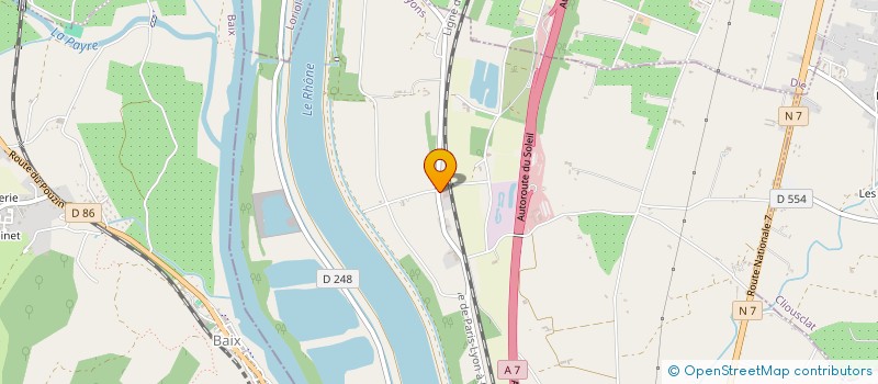 localisation de l'entreprise JUSTYAN  SAULCE-SUR-RHONE