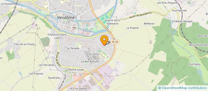 localisation de l'entreprise JUSY  VENDOME