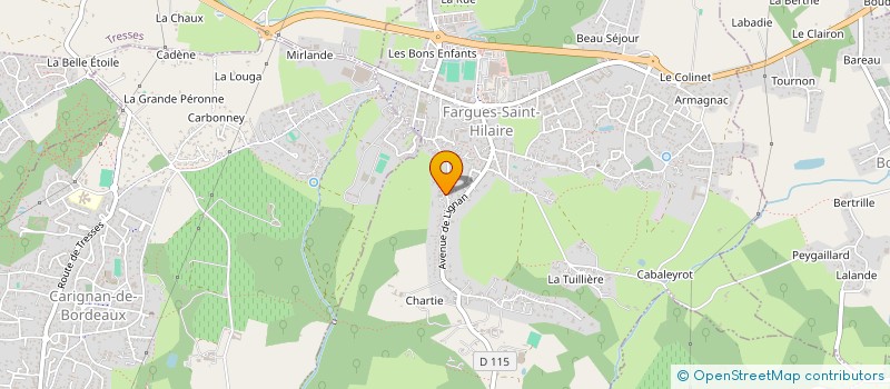 localisation de l'entreprise JUSYO  FARGUES-SAINT-HILAIRE