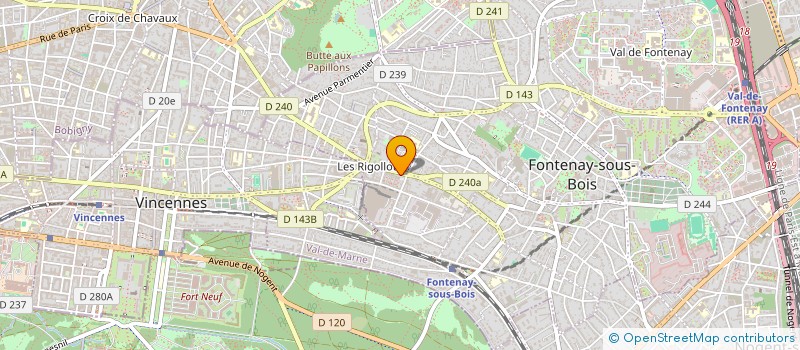 localisation de l'entreprise JUSZCZYK N CO à FONTENAY SOUS BOIS