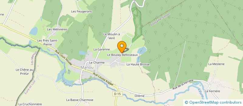 localisation de l'entreprise JUTANCE à MANOU