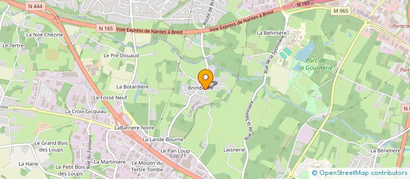 localisation de l'entreprise JUTEL PARTICIPATION à COUERON