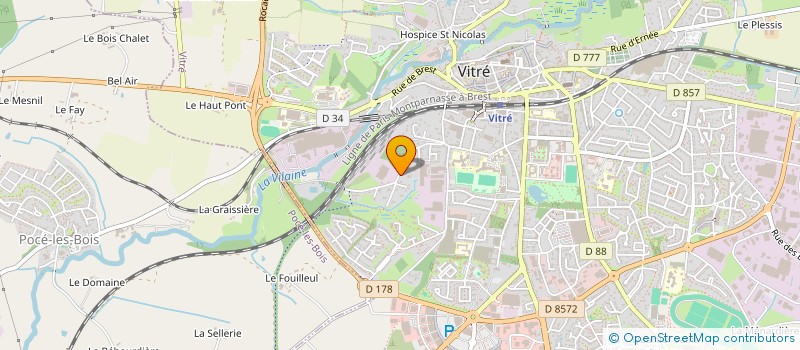 localisation de l'entreprise JUTHIMA  VITRE