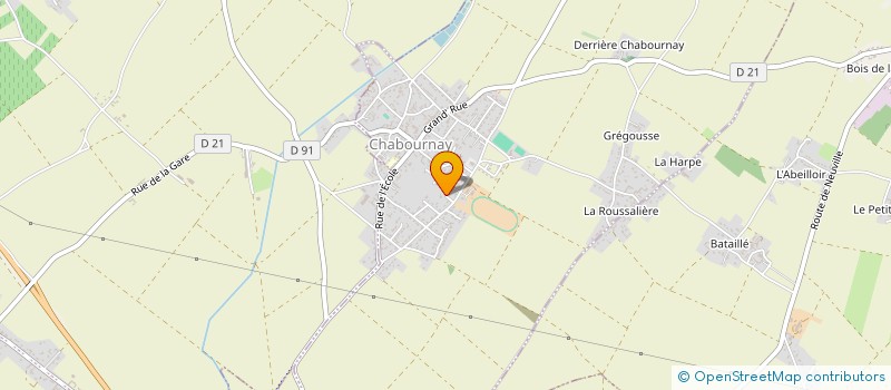 localisation de l'entreprise JUTHO 1  CHABOURNAY