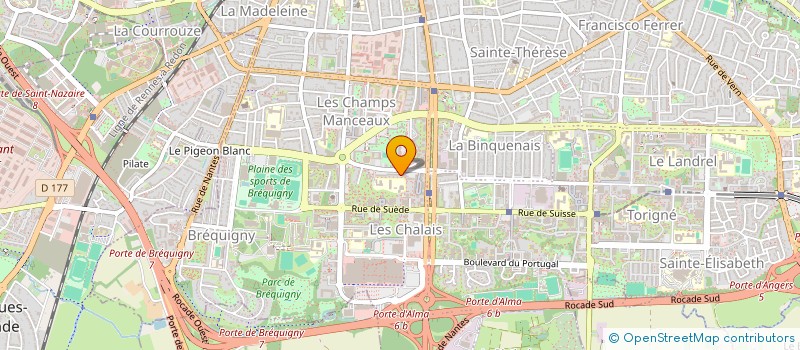 localisation de l'entreprise JUTHO à RENNES