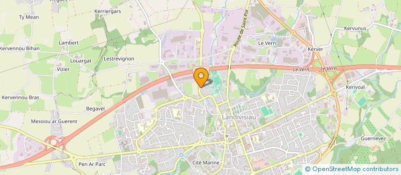 localisation de l'entreprise JUTIMALO  LANDIVISIAU