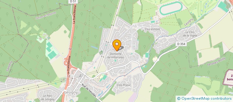 localisation de l'entreprise JUTOLI IMMOBILIER  LESIGNY