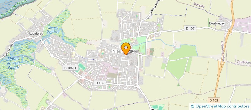 localisation de l'entreprise JUTOM  NIEUL-SUR-MER