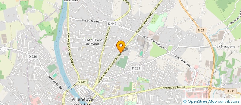 localisation de l'entreprise JUVA  VILLENEUVE-SUR-LOT